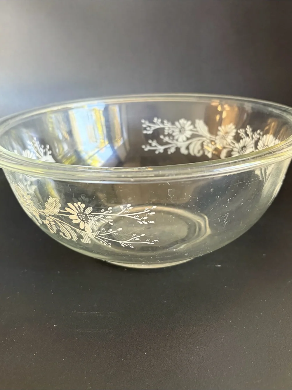 Pyrex vintage clear